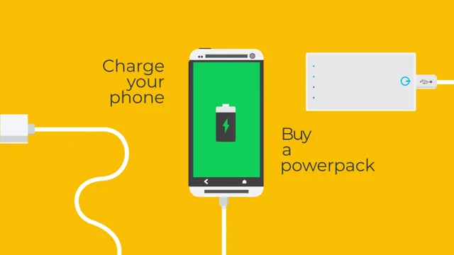 Ready - Be prepared for a power outage: 🔌 Charge your cell phone