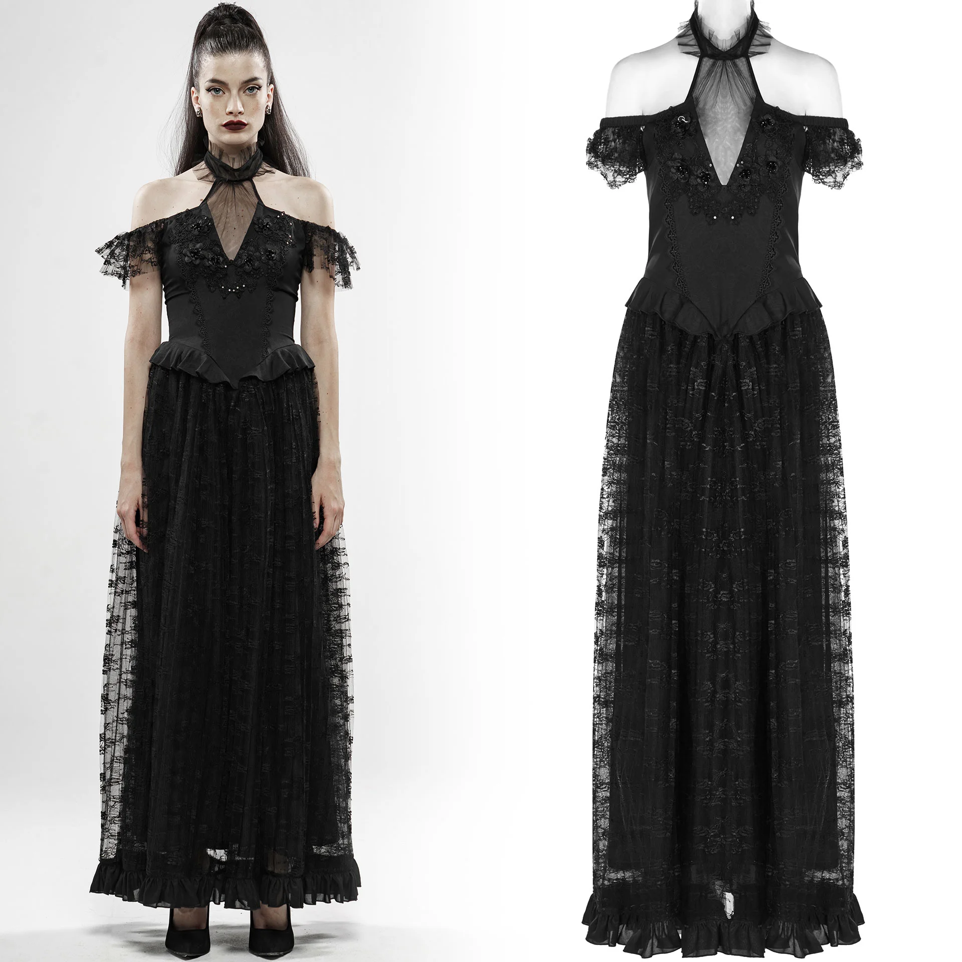 JUNYA WATANABE | FAUX LEATHER RESIN DRESS