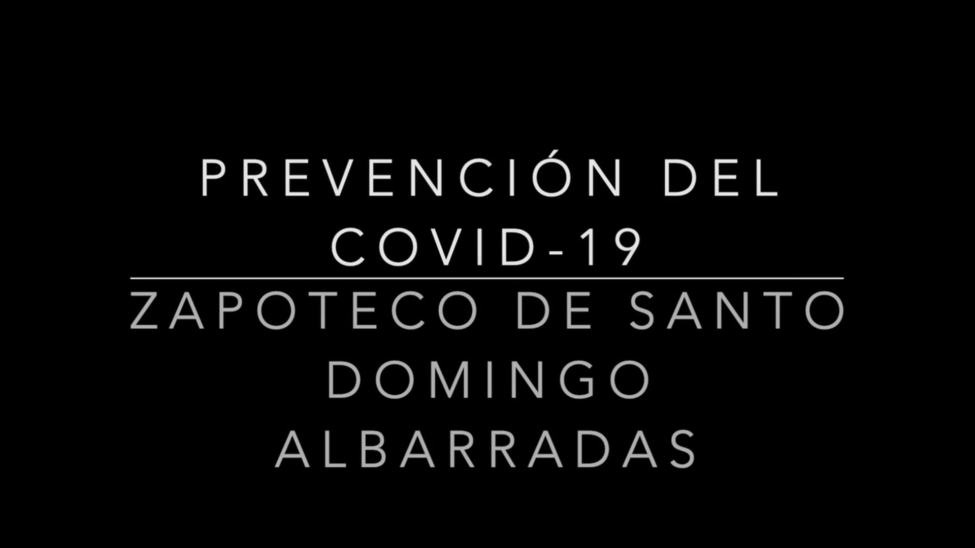 Información sobre la prevención del COVID-19 en Zapoteco