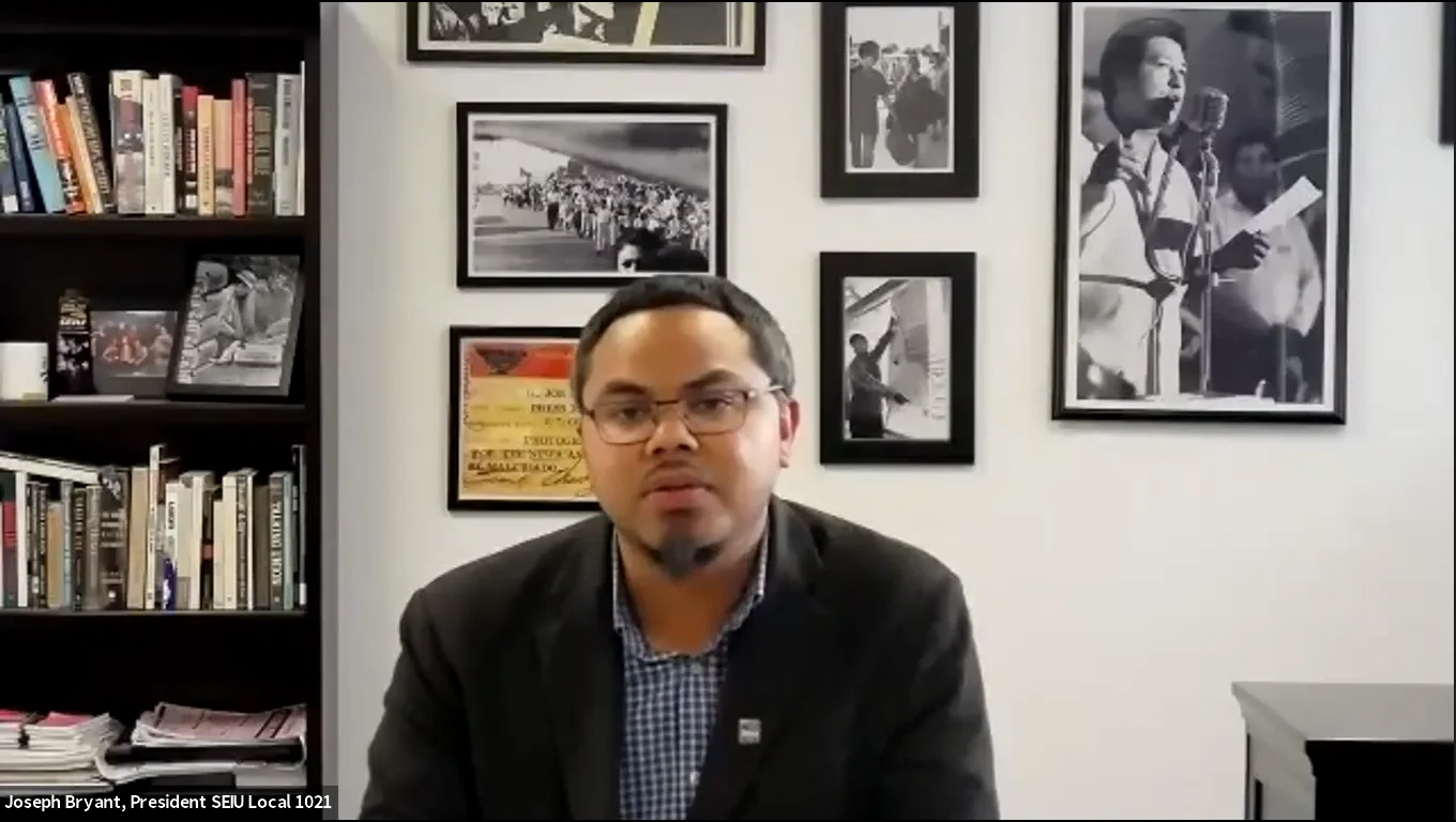 SEIU 1021 President Joseph Bryant Discusses our Union's Respone to the ...