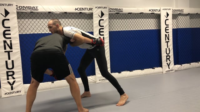 MMA Takedown Defense 5-  Striking from a Defended Single Leg