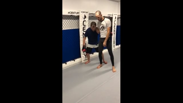 MMA Takedown Defense 7- Ninja Choke Single Leg Defense