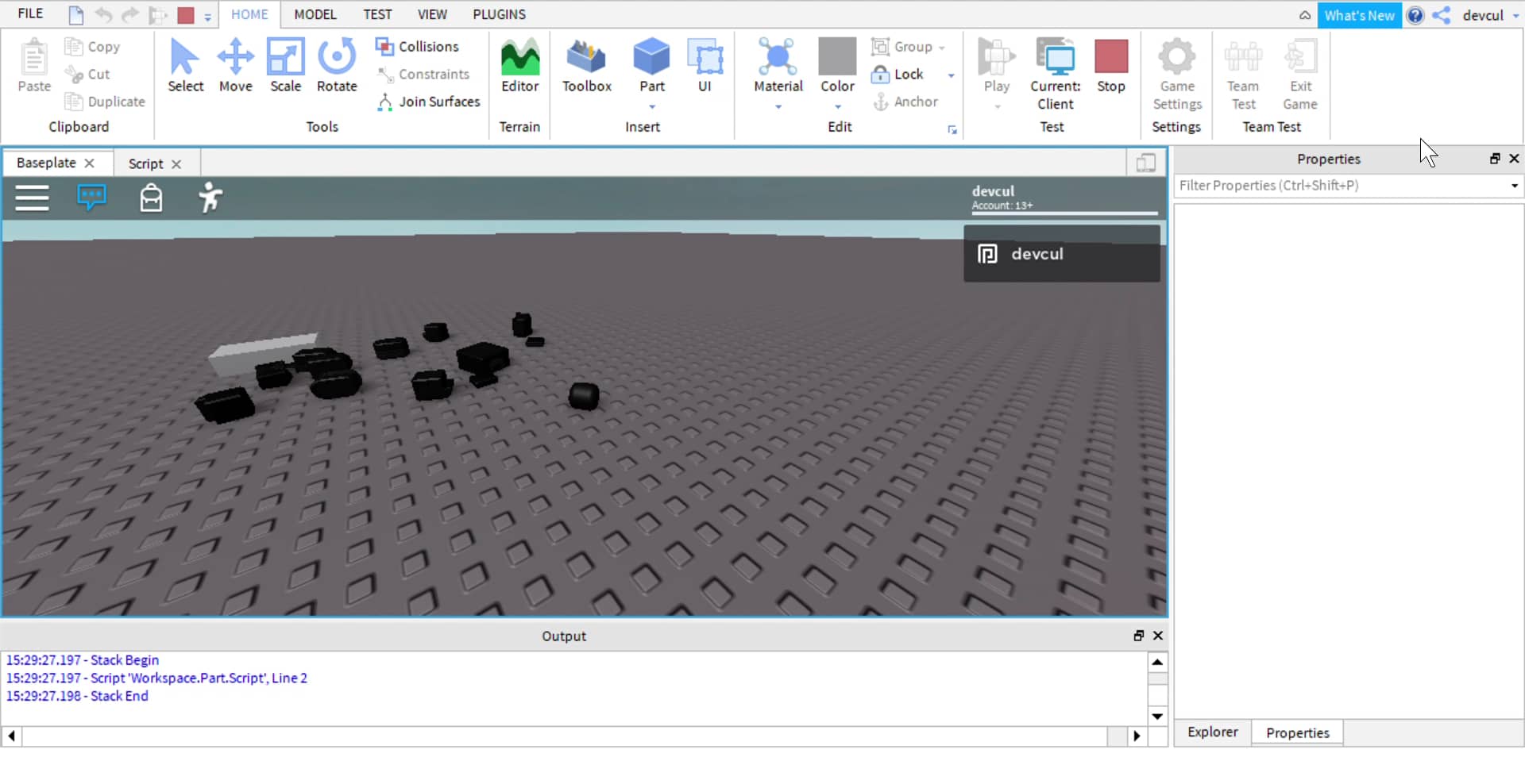 Baseplate - Roblox Studio 2020-03-25 15-29-22 on Vimeo