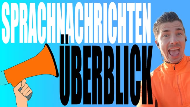 Überblick bei Sprachnachrichten Akquise behalten