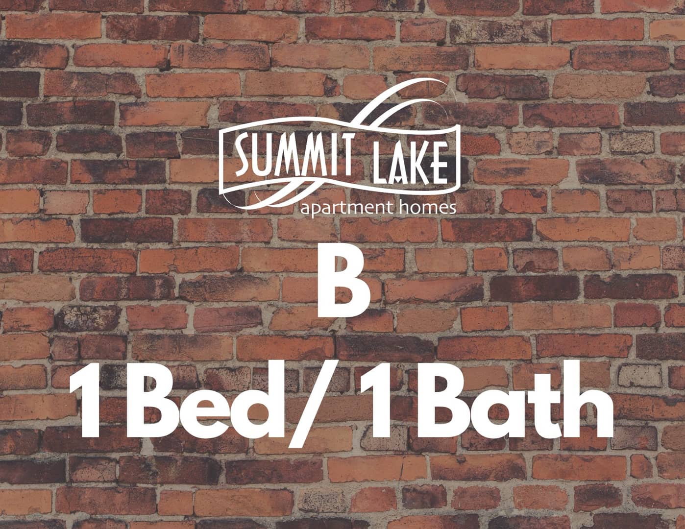 Summit Lake B Floor Plan, 1 bed, 1 bath on Vimeo