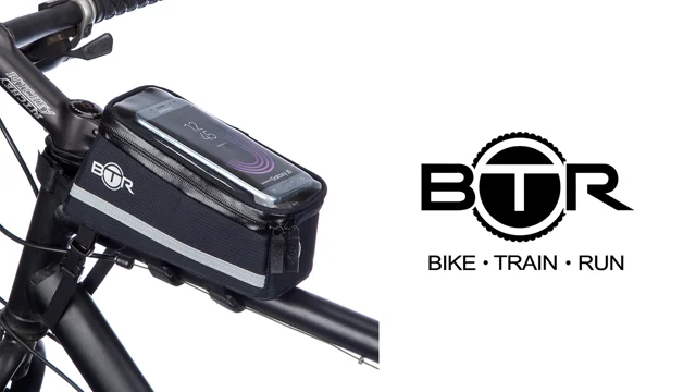 BTR Deluxe Bike Phone Bag Holder, Phone Mount & Waterproof Rain
