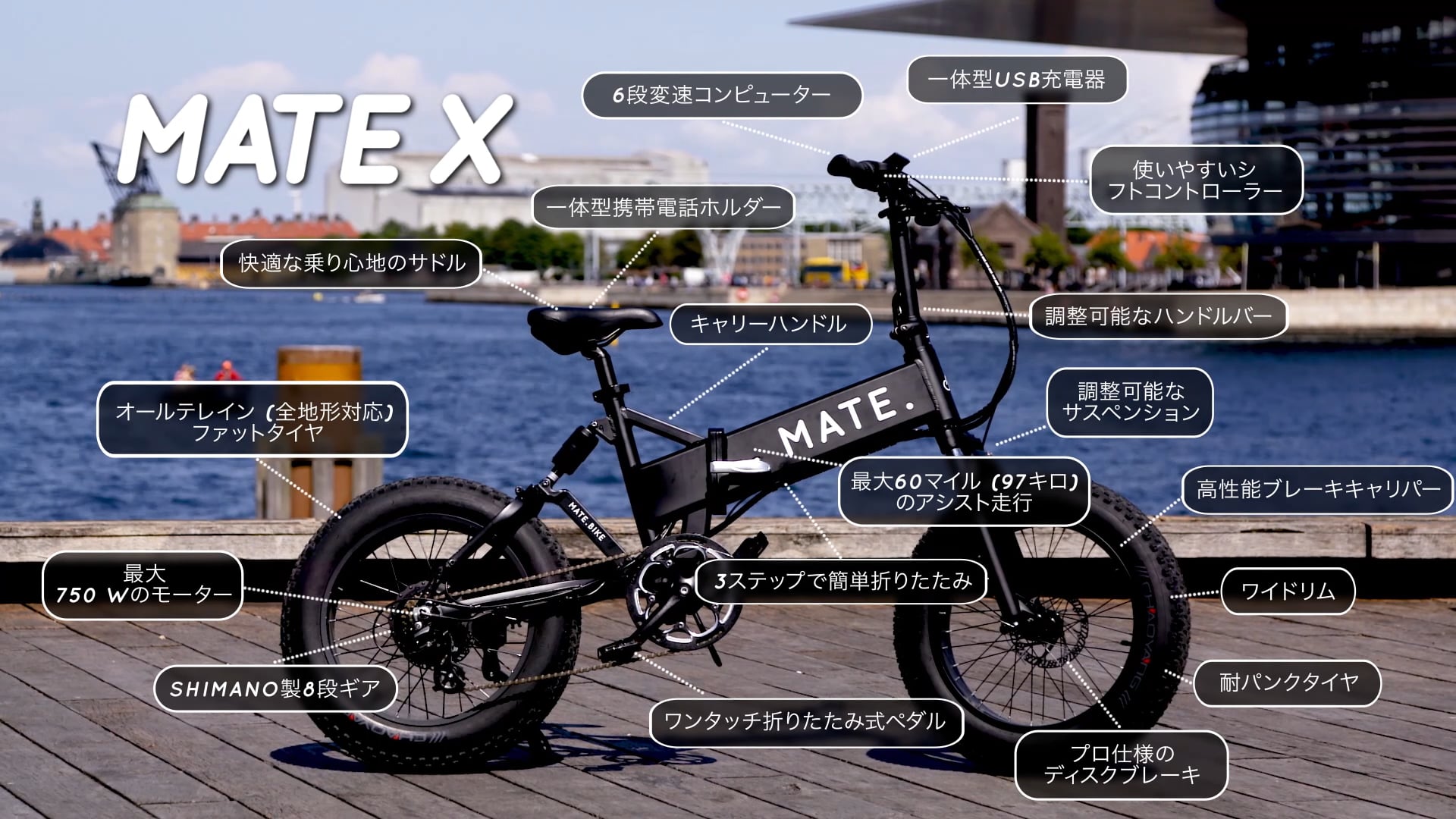 最強ガジェット】今話題の電動自転車MATE.BIKE使用レビュー！【メイト 