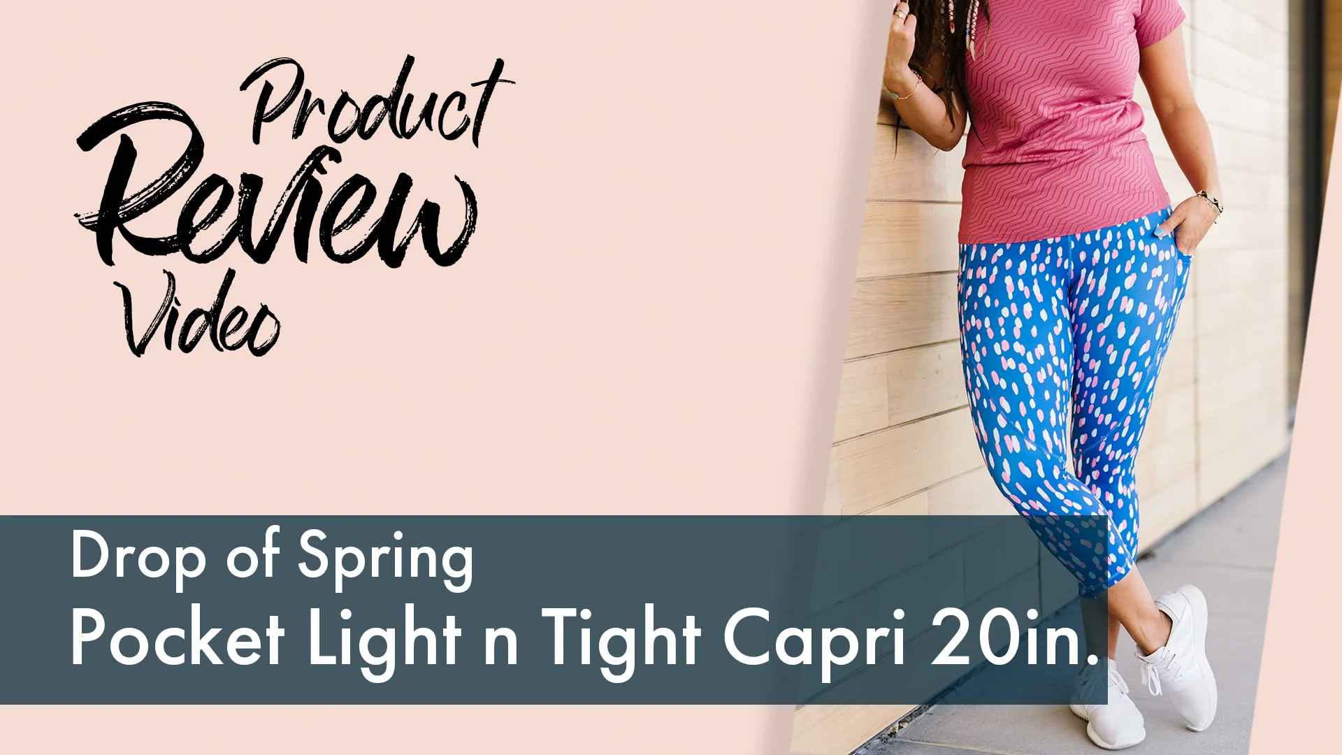 Zyia Active Drop Of Spring Pocket Light n Tight Capri 20 #1280 on
