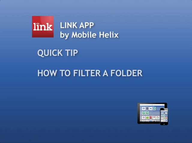 Quick Tip: How-to Use Filtering to Find a File 1:24