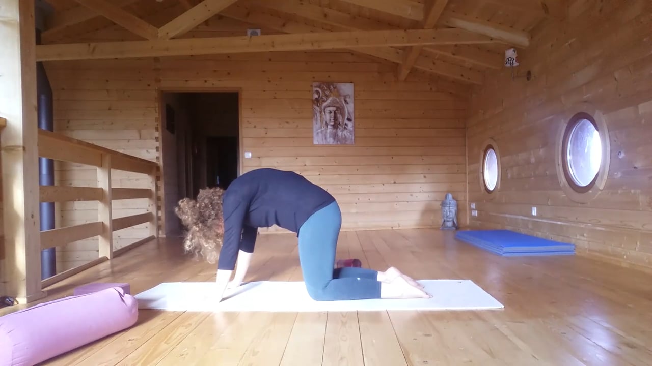Jour 24. Yin Yoga de la colonne vertébrale avec Valérie Penet (55 min)