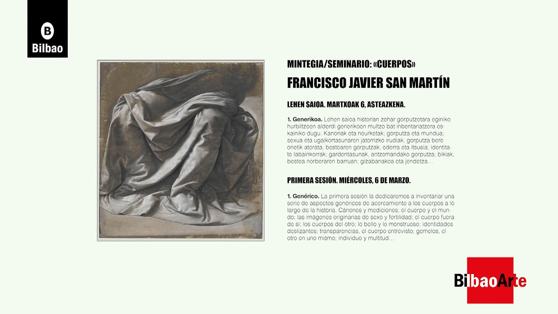 MINTEGIA/SEMINARIO: «CUERPOS». FRANCISCO JAVIER SAN MARTÍN. 1