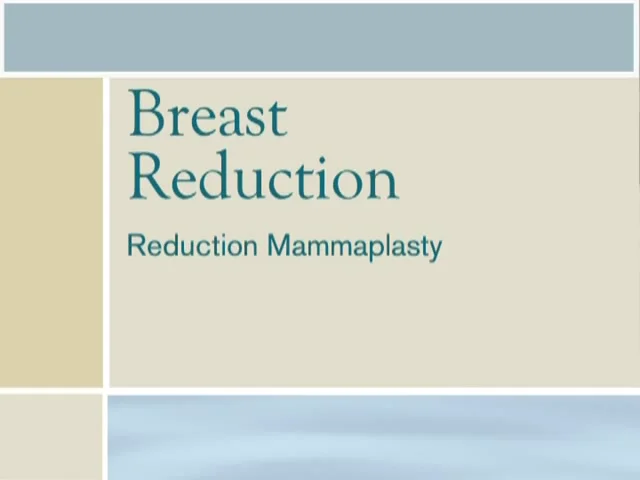 Breast Reduction in Boston, MA