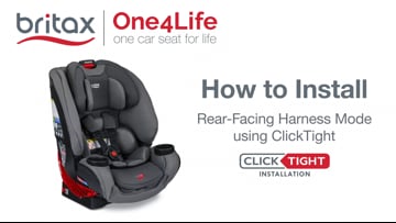 Britax One4Life Car Seat Installation: Forward-Facing Harness Mode using  ClickTight | Videos & Movies on Vimeo