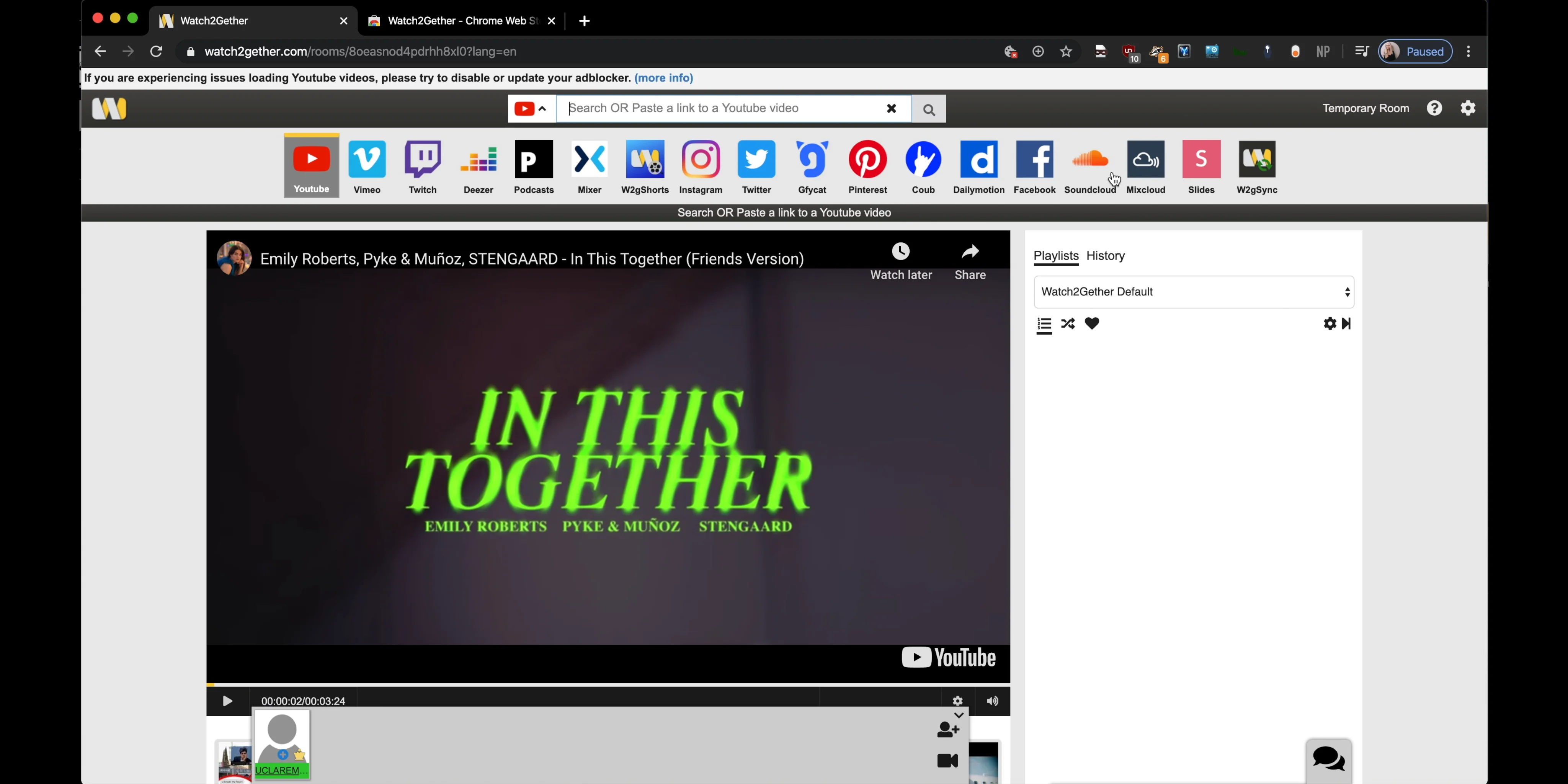 Watch2Gether Tutorial