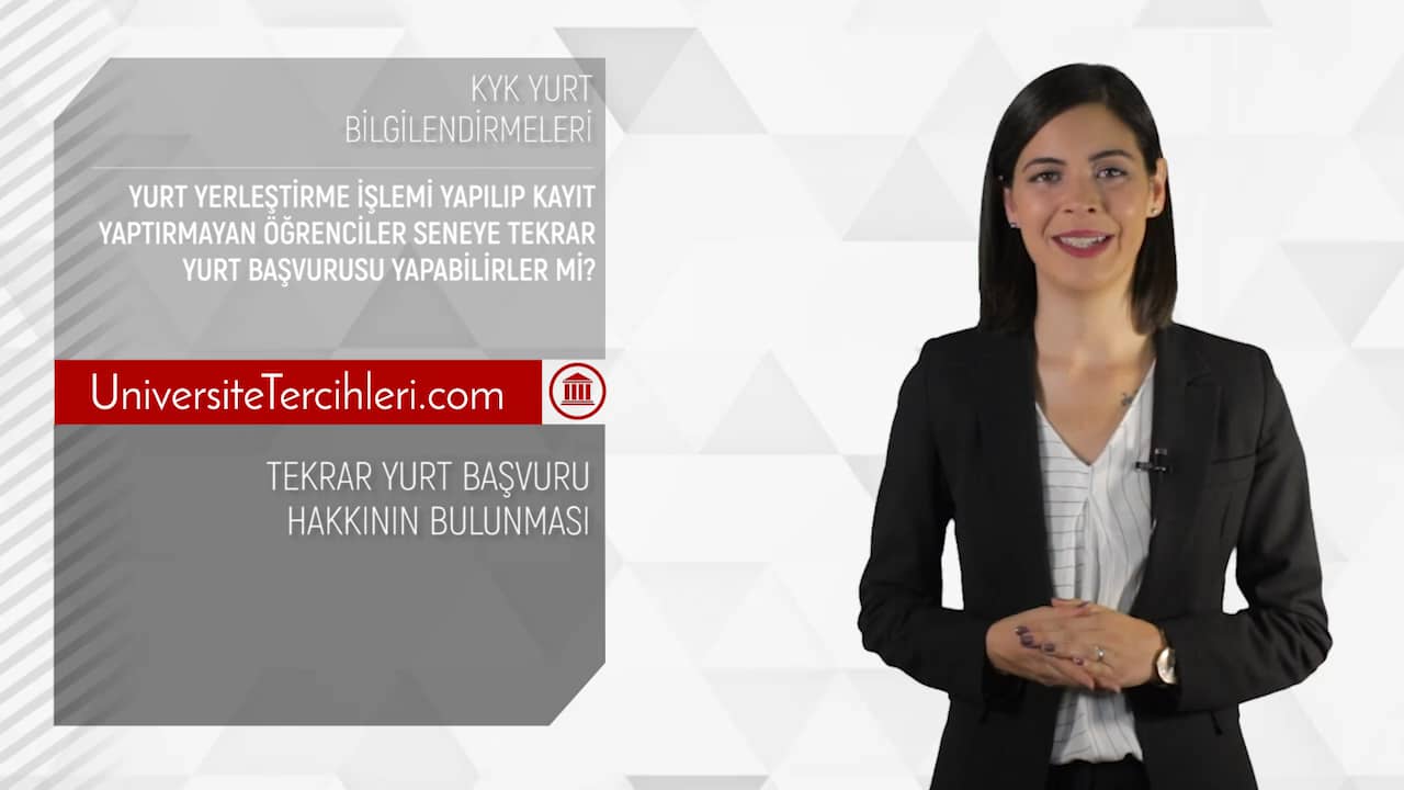 osys bilgilendirmeleri yurt yerlestirme islemi yapilip kayit yaptirmayan ogrenciler seneye tekrar yurt basvurusu yapabilirler mi universite tercihleri