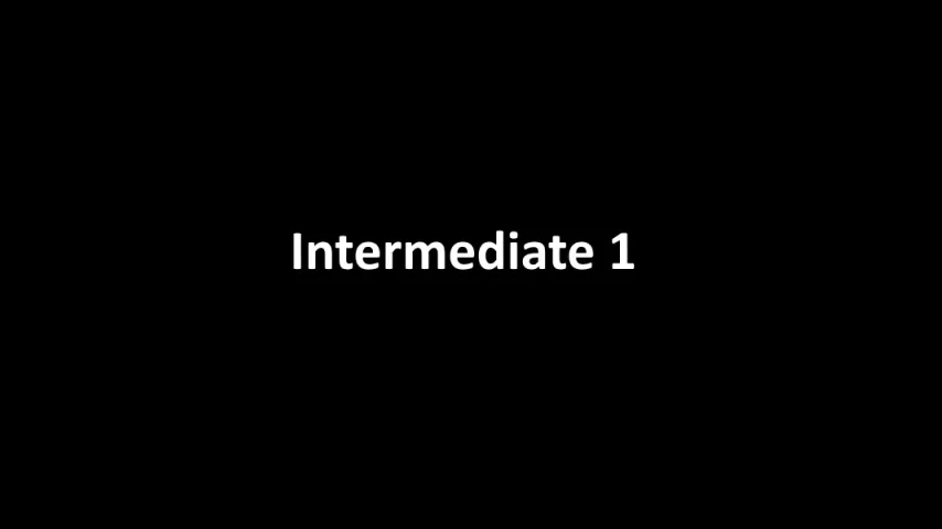 Sample Class - Intermediate 1 on Vimeo