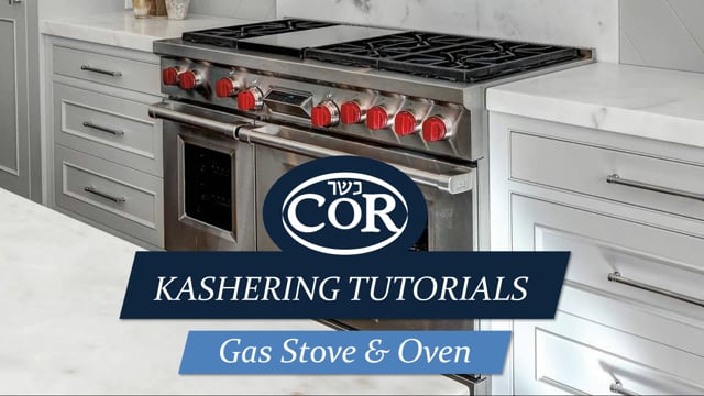 kashering glass stove top for pesach