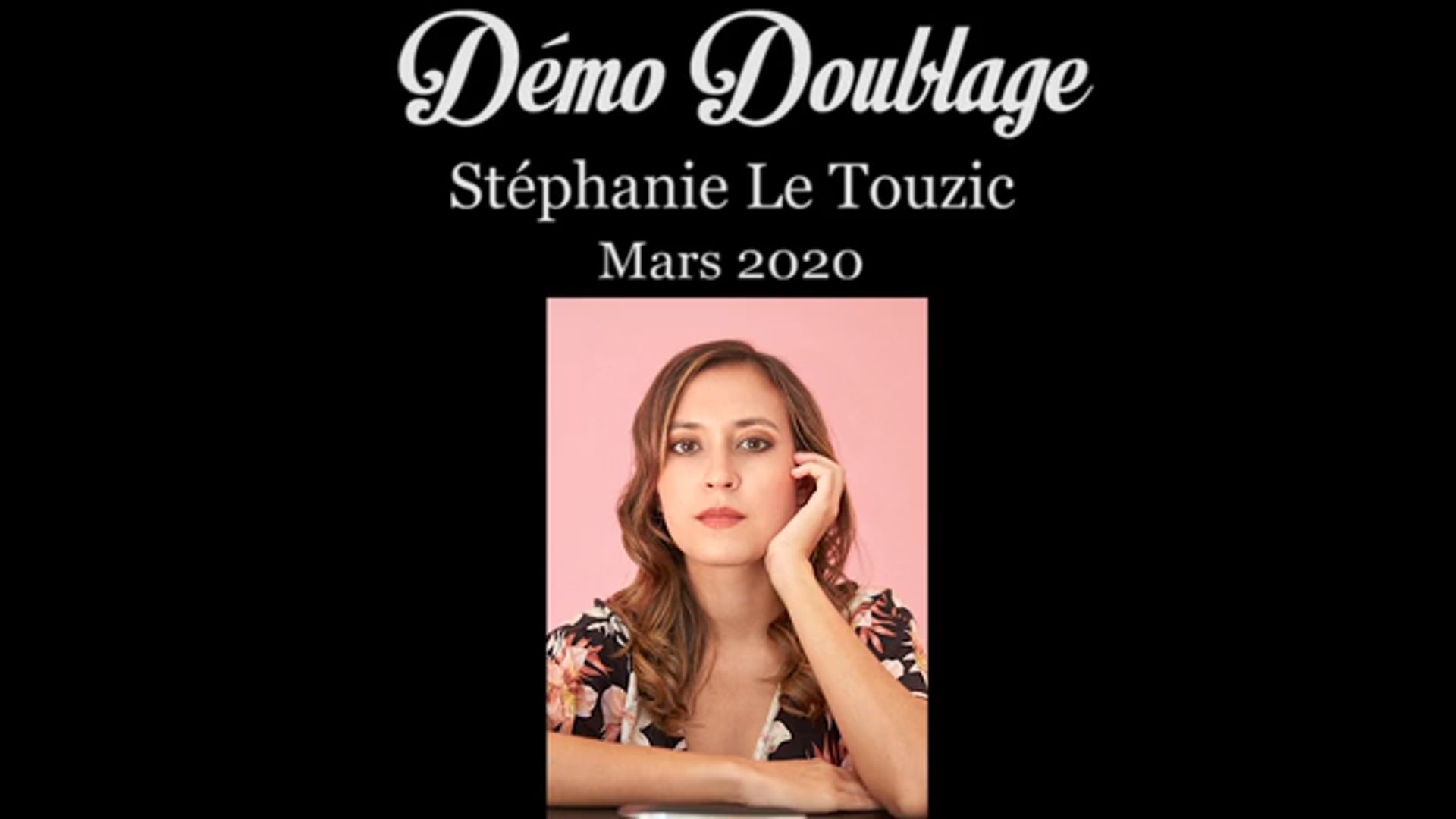 Vidéo Démo doublage