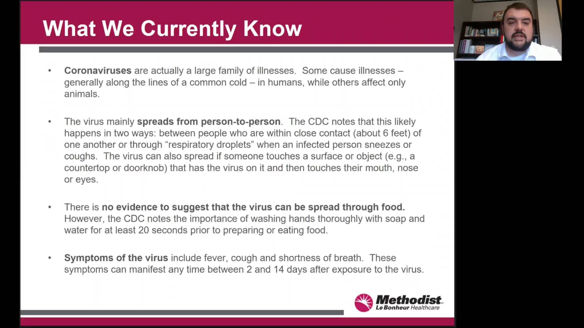 Beyond Washing Your Hands (Pastoral Care Advice from Methodist LeBonheur Healthcare)