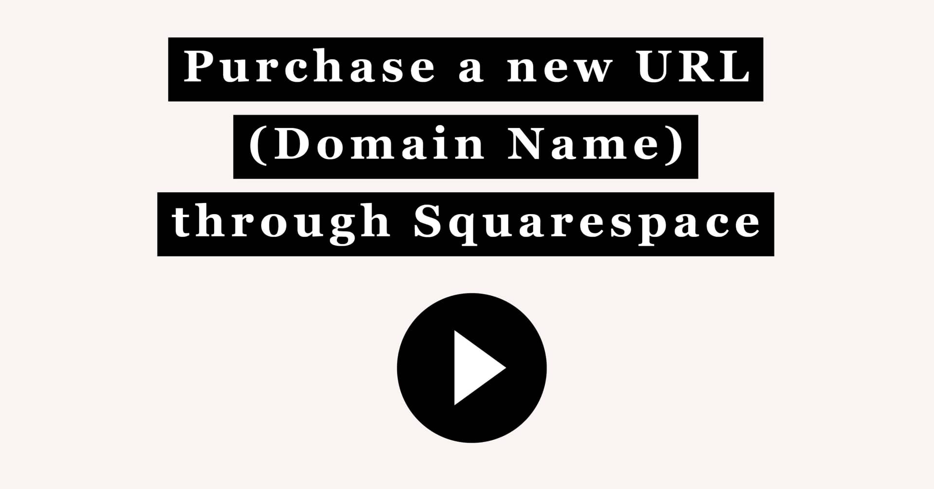 Get Digital DIY 2020 Purchase your URL through Squarespace on Vimeo