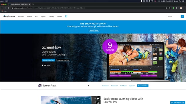 Screenflow: Hochwertige Bildschirmaufnahmen mit dem Mac