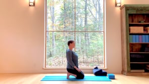 Hero with Toe Stretch
