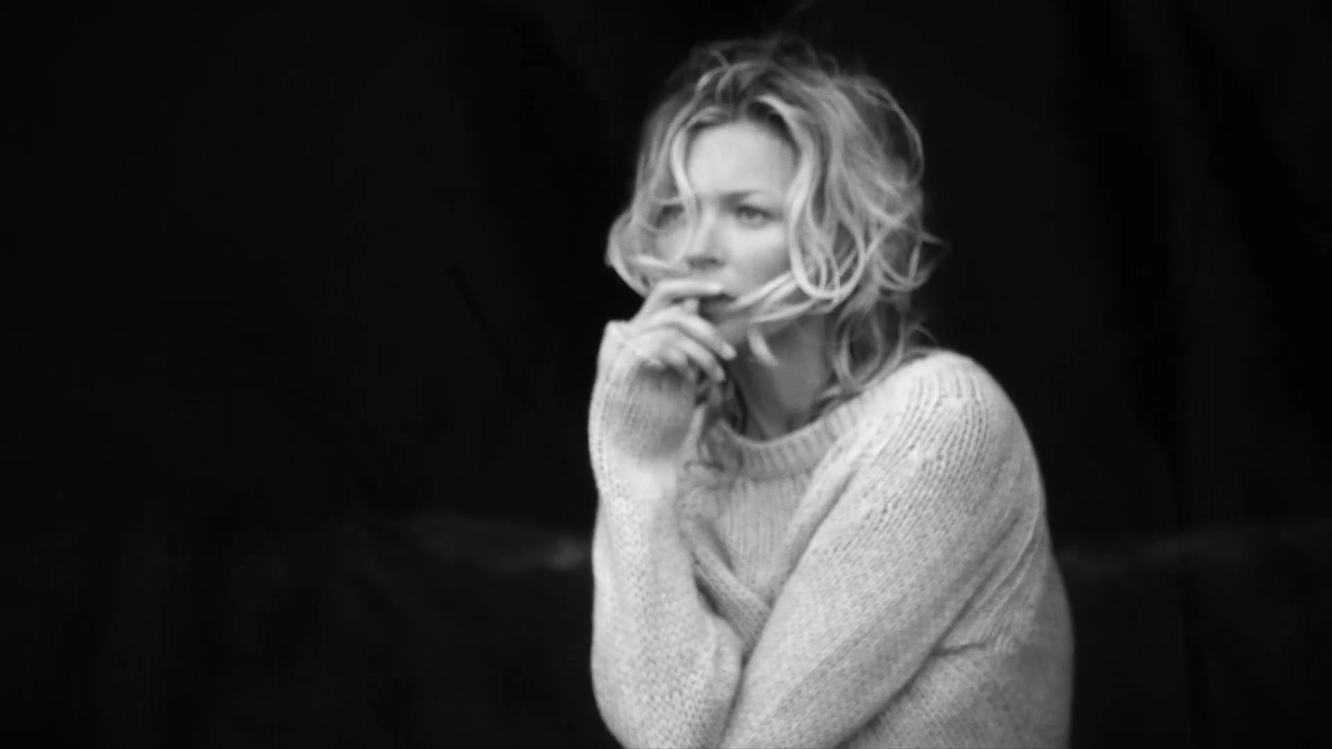 Naked Cashmere launch with Kate Moss shot by Peter Lindbergh