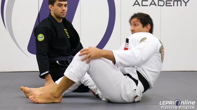 Knee Shield to Deep Half Guard Sweep to Side Control