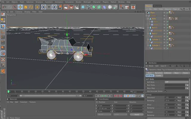 How to Build and Model A Car Driven With A Motor in Cinema 4D R12 on Vimeo