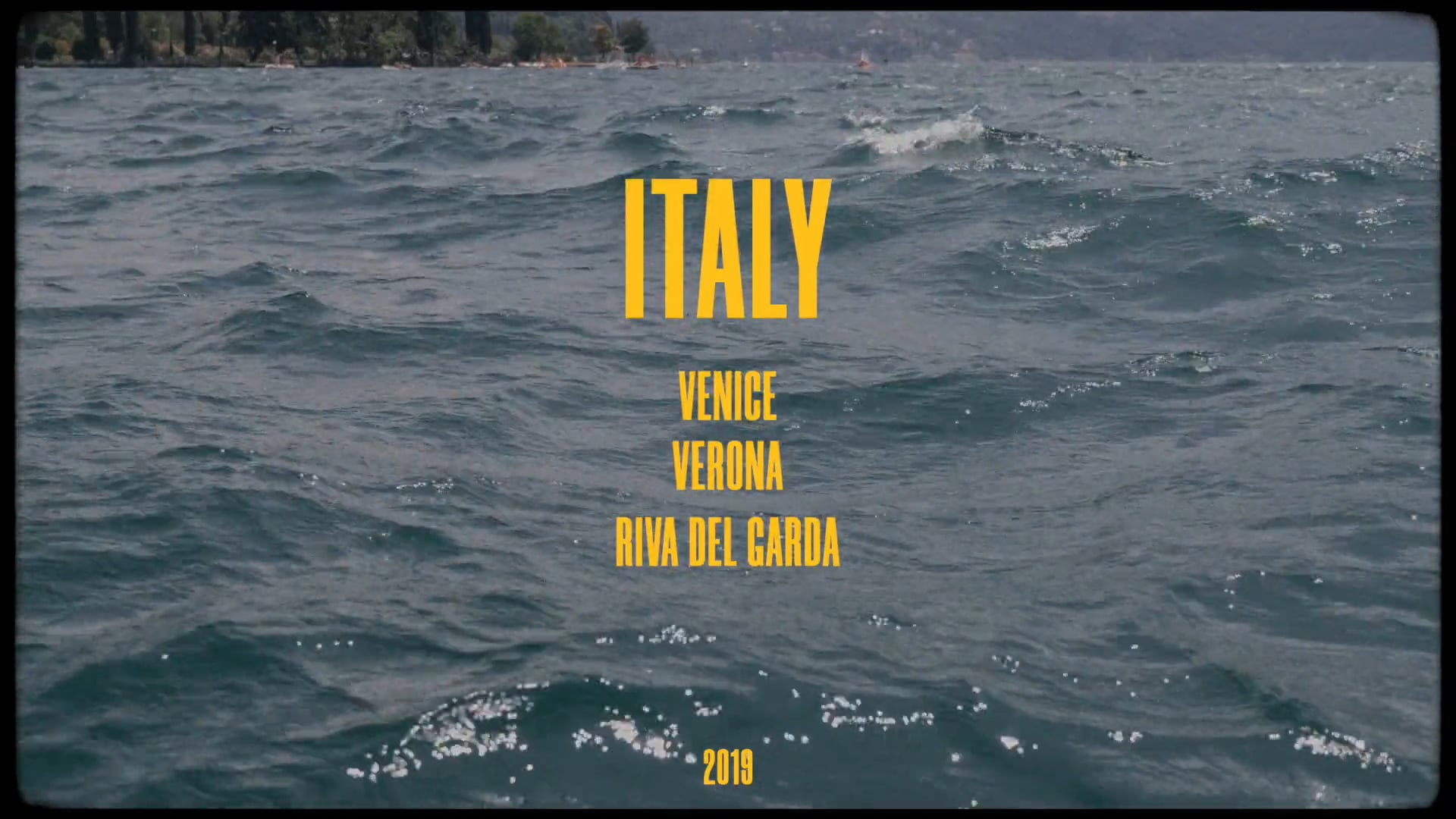 ITALY; VENICE/VERONA/RIVA DEL GARDA 2019