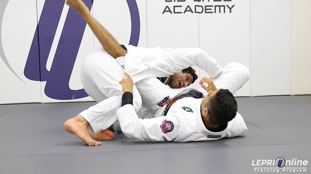 De La Riva to Lapel Control Escape to Leg Drag to Side Control