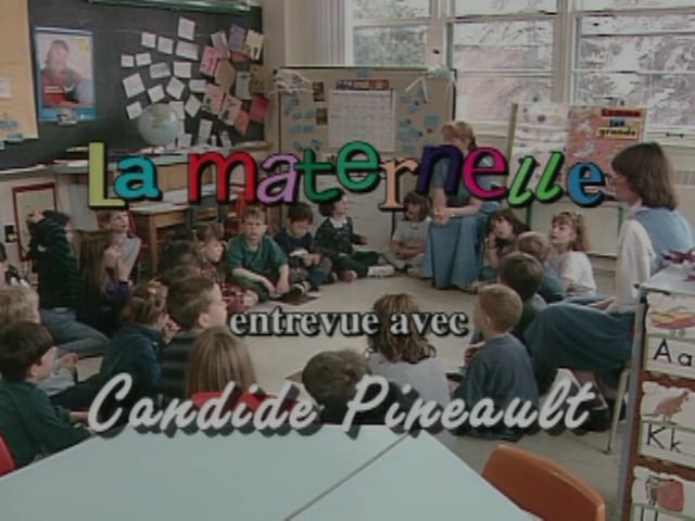 La Maternelle – Entrevue avec Candide Pineault