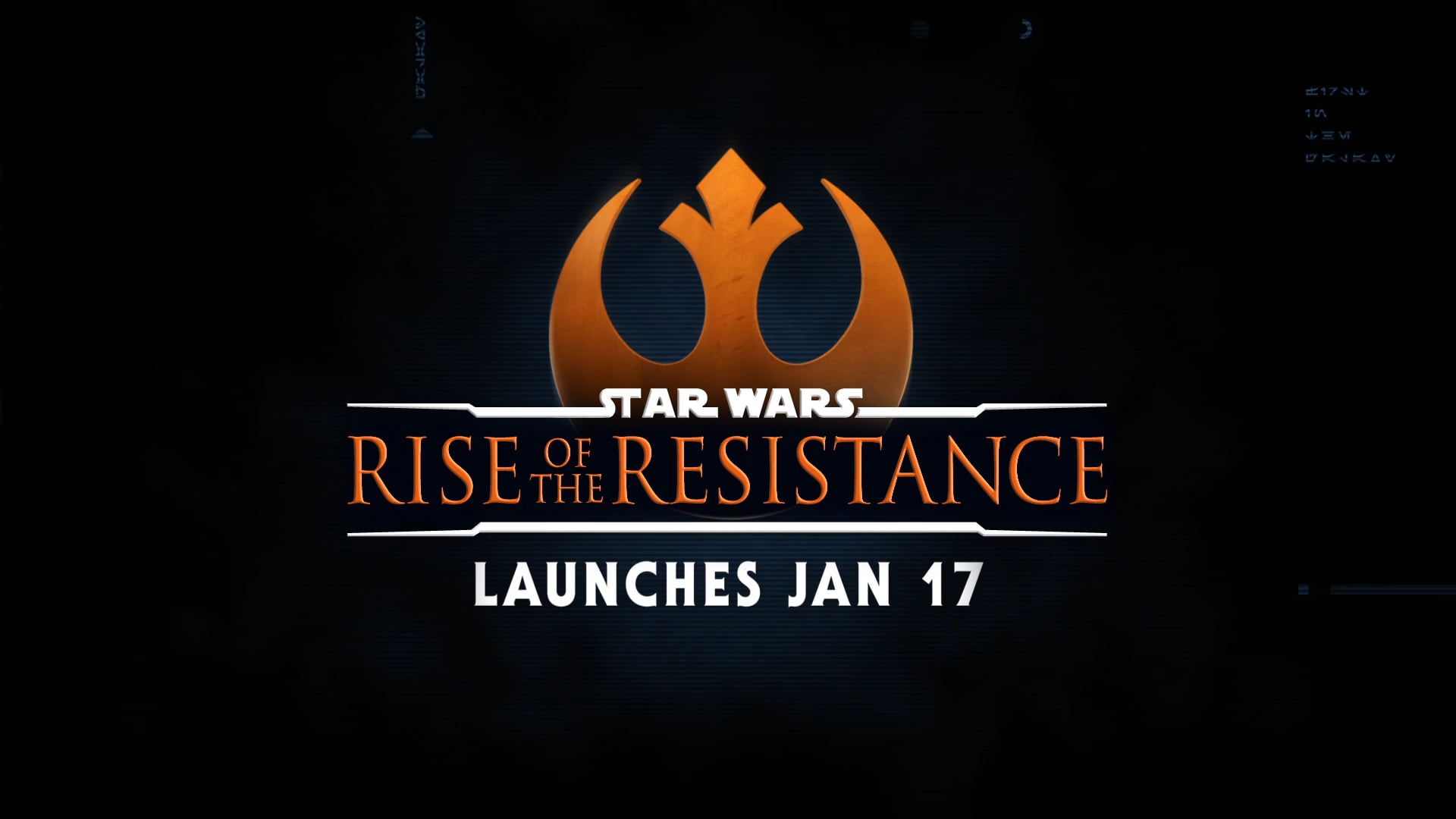 Star Wars Rise of the Resistance Title