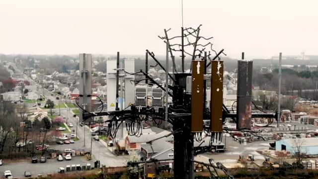 Cell Phone tower inspection video