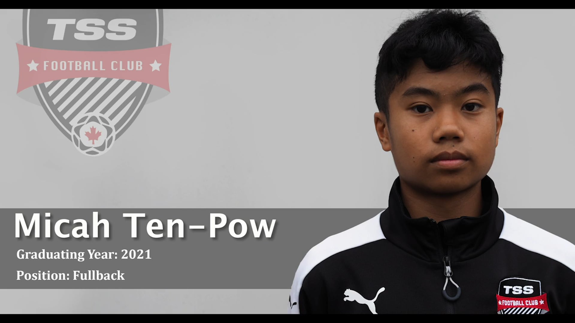 Micah Ten-Pow (2021 Grad)