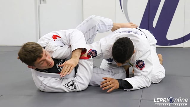 Closed Guard To Straight Arm Lock Submission