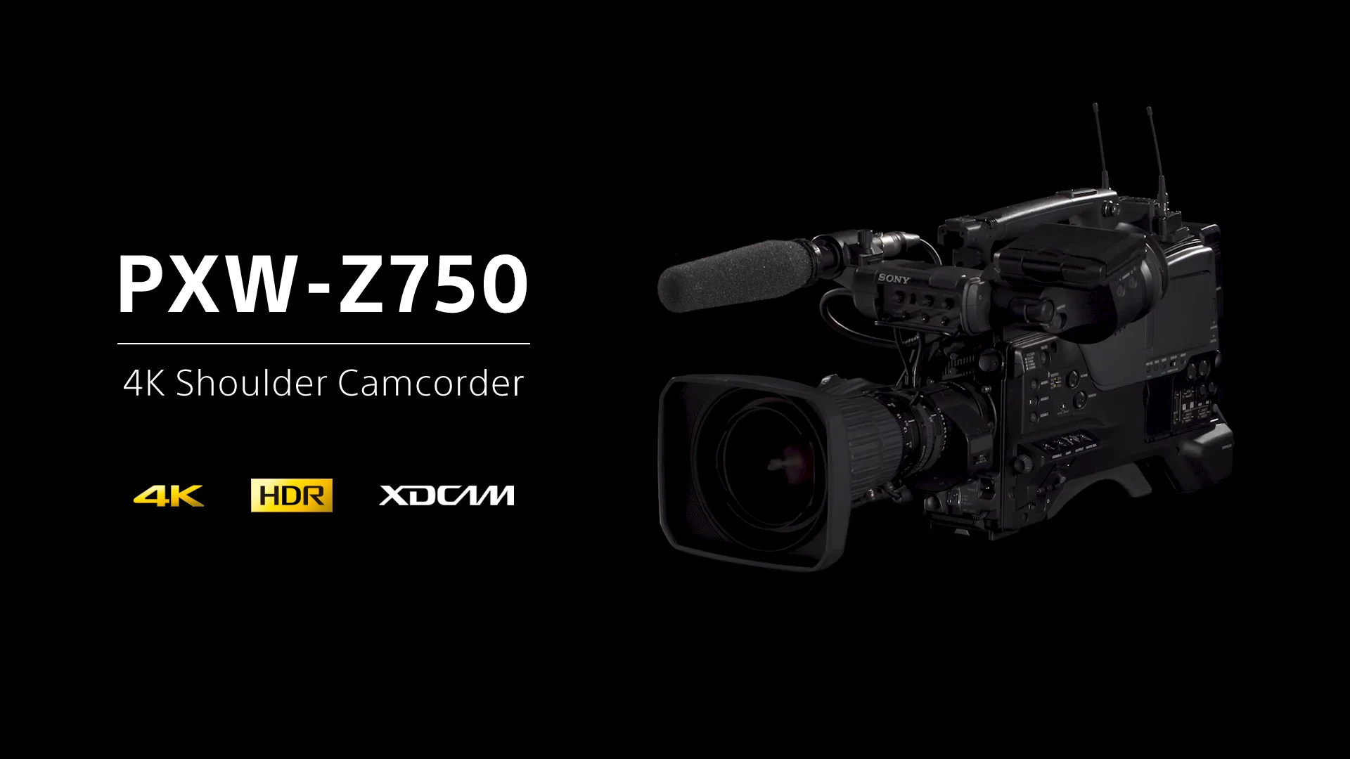 PXW-Z750 XDCAM 3-chip 2/3-type Camcorder - Sony Pro PXW-Z750 XDCAM 3-chip 2/3-type Camcorder - Sony Pro