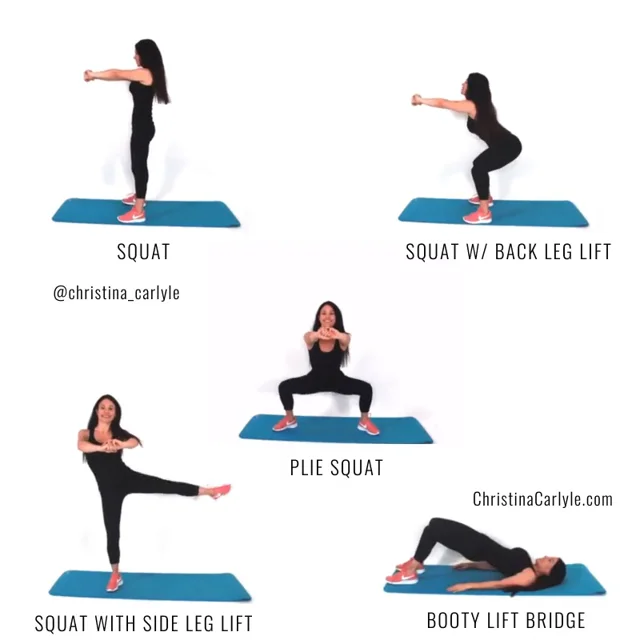 Leg Exercises at Home Squat challenge