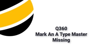 Set Asset as Missing, decreasing Quantity for "A" Type Master