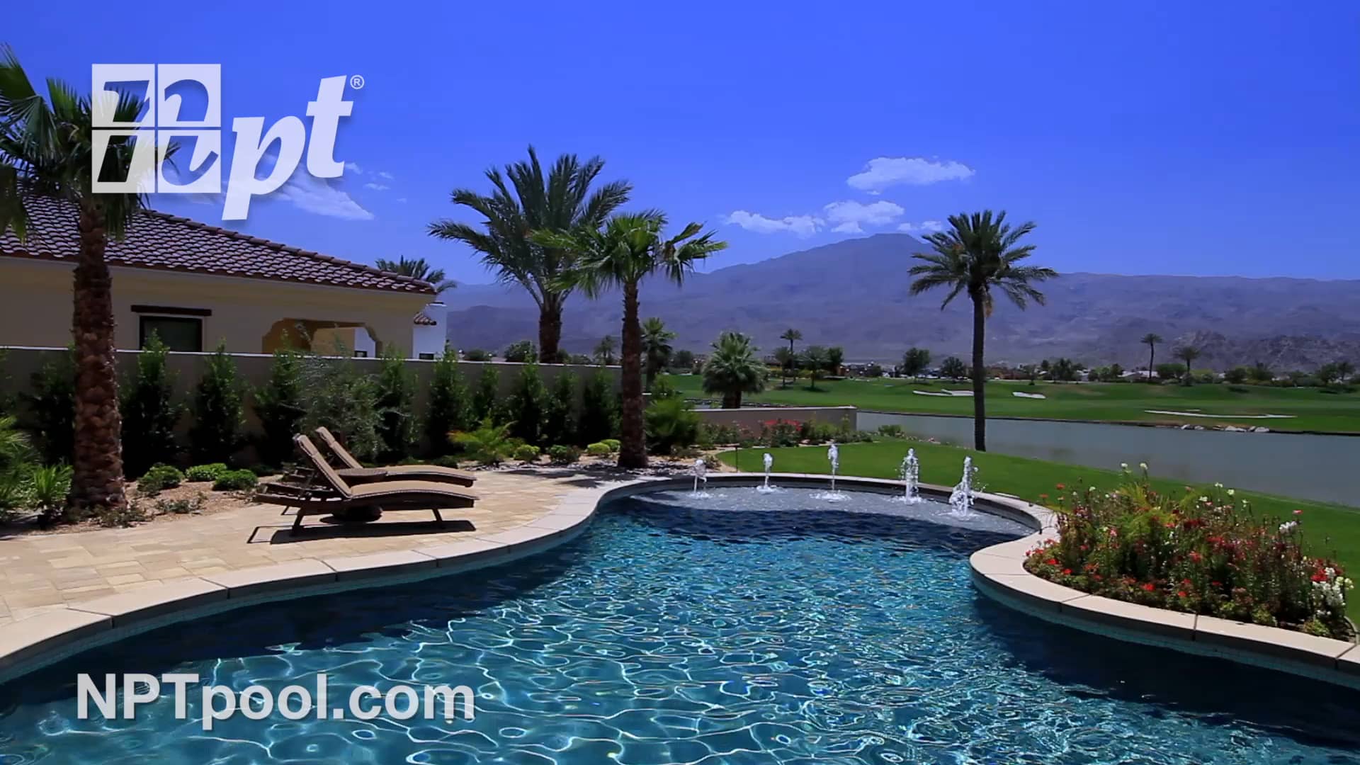 StoneScapes Tropics Blue Mini Pebble in La Quinta, CA on Vimeo