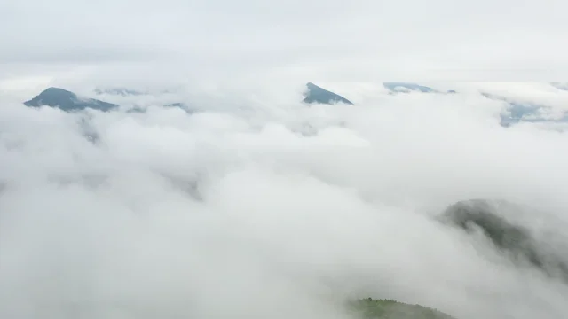 fog clouds blue, Stock Video