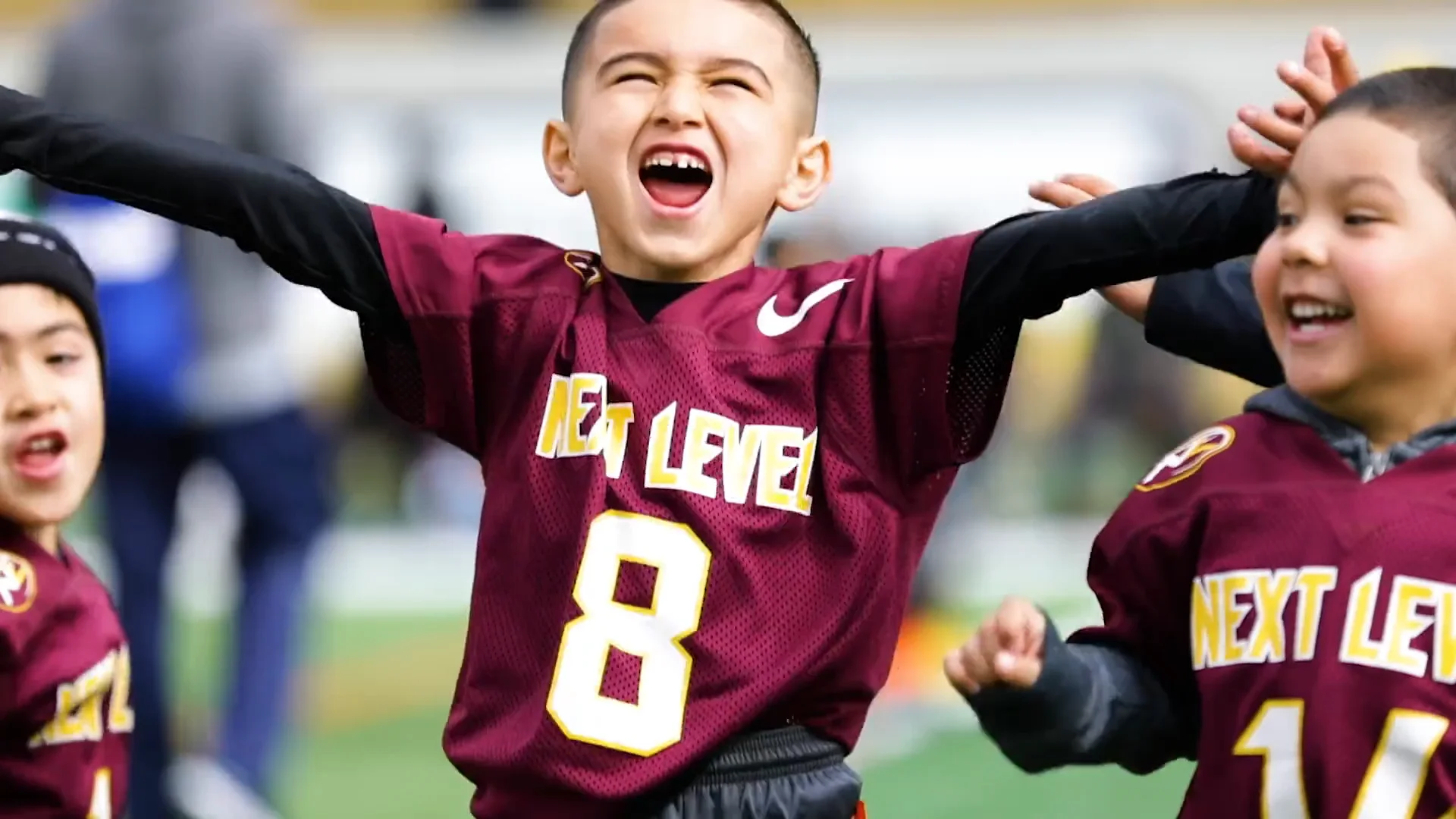 Scenes from Next Level Sports Girls Flag Football 