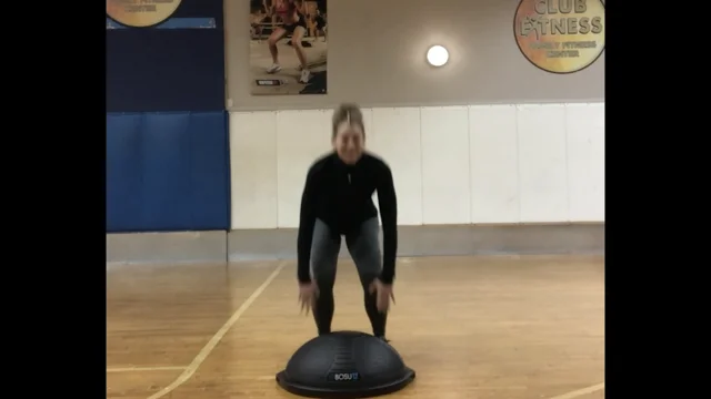 Bosu ball 2024 leg exercises