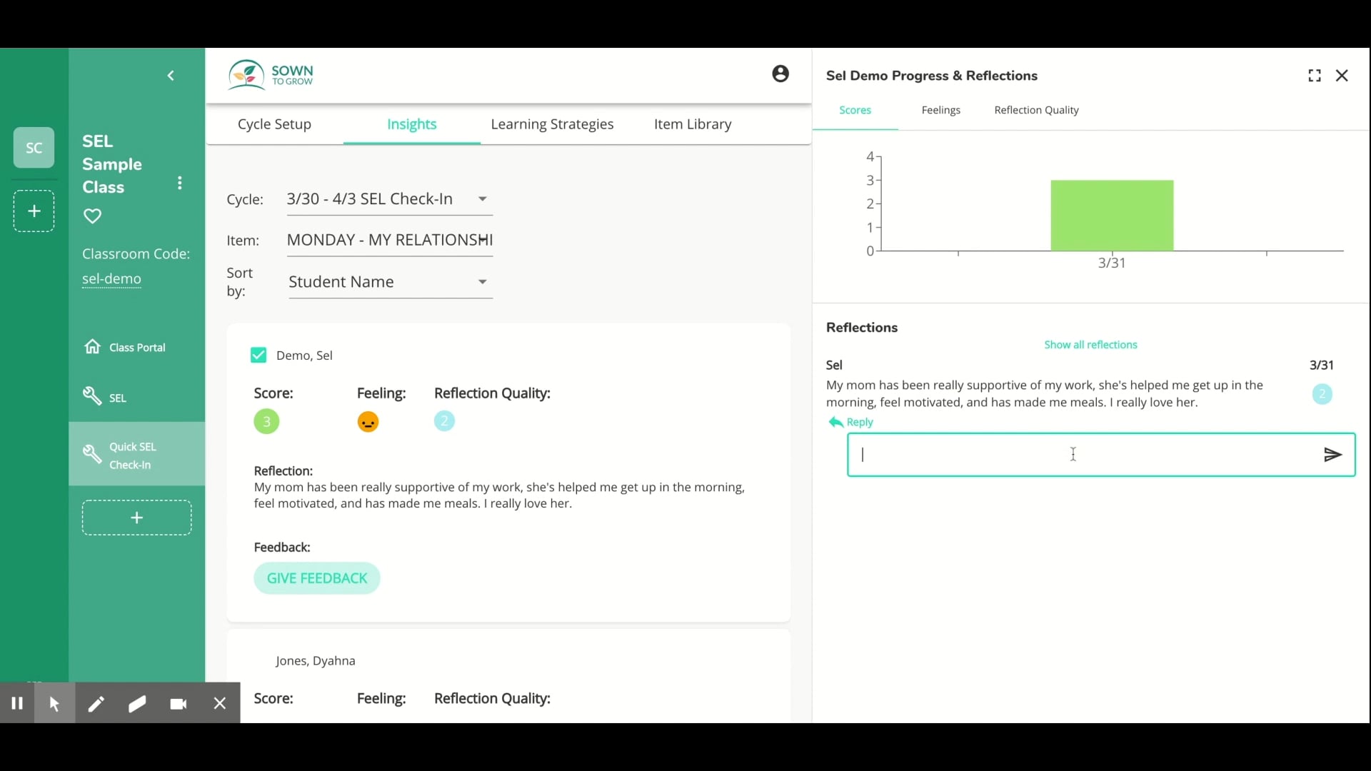 SEL Quick Check-In on Vimeo