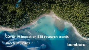 COVID-19 impact on B2B research trends