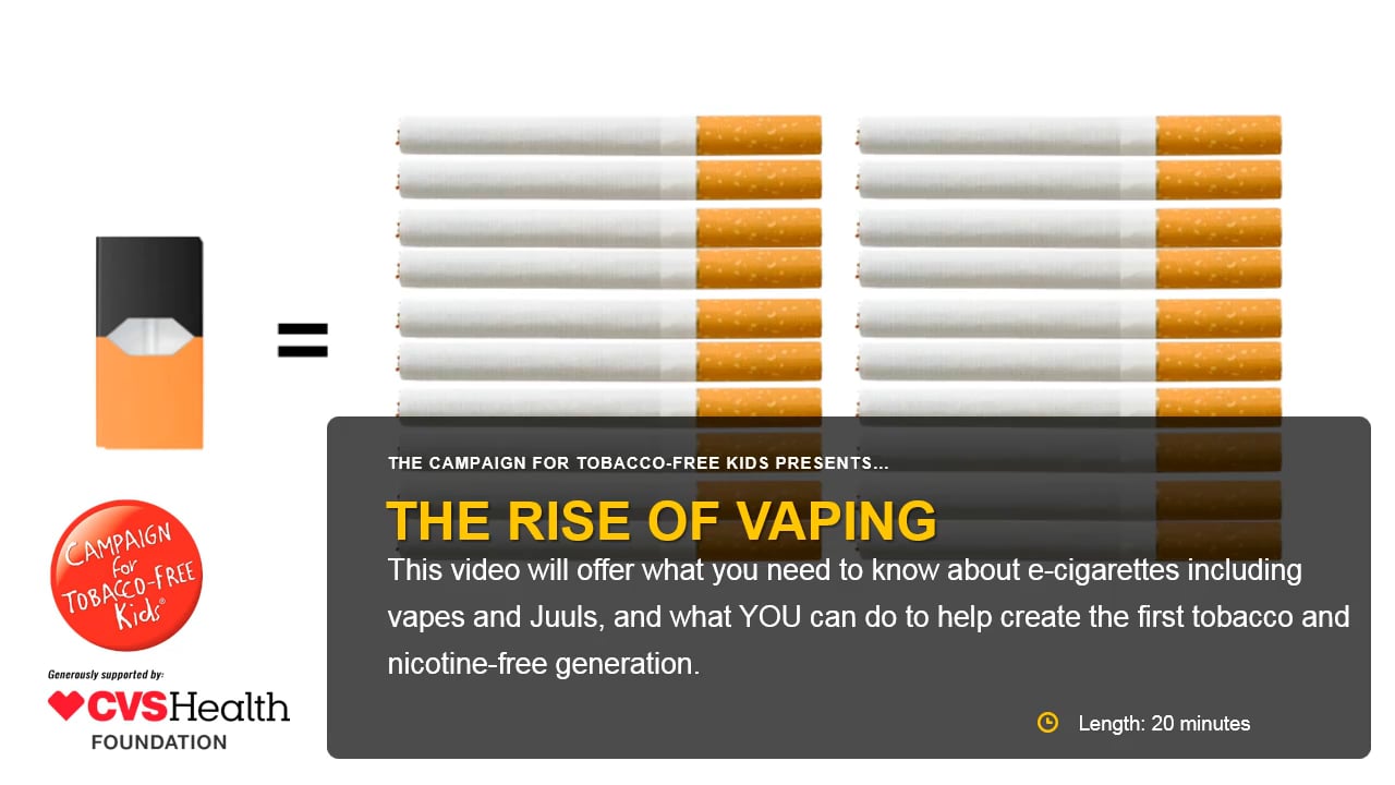 CTFK The Rise of Vaping video