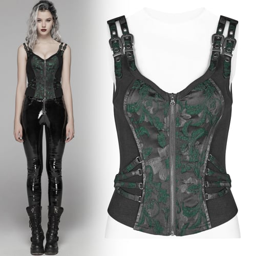 Poison Ivy Green Corset Top video