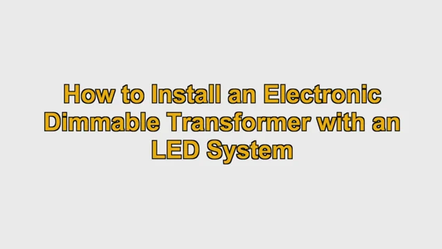 Electronic Magnitude Transformer 24vdc E-Series Inspired LED