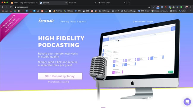 Tryca.st für Podcast Profis statt Telefonie