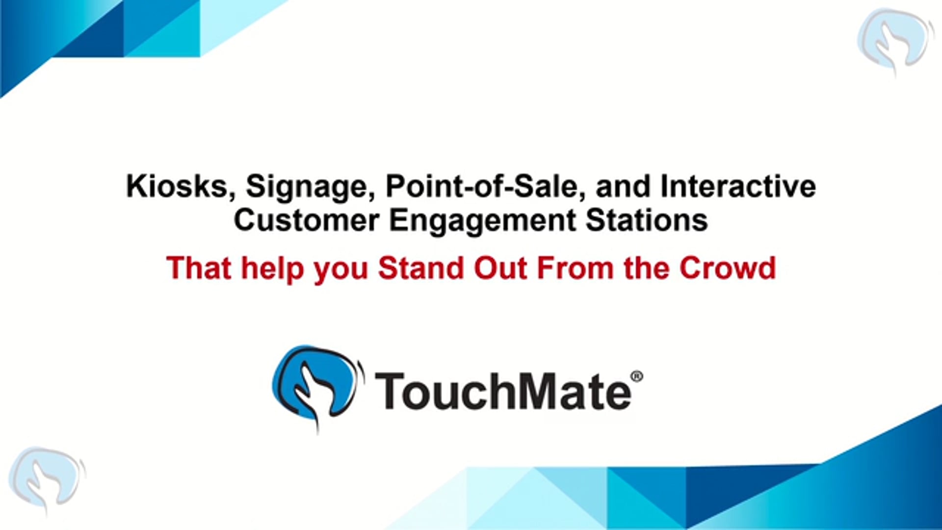 TouchMate Product List 2020